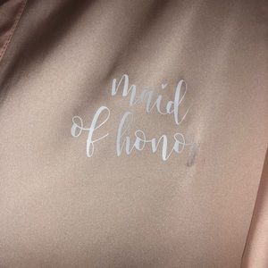 Maid of Honor Lace Robe